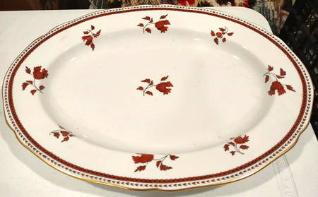 Darlington Orange 14" Oval Serving Platter