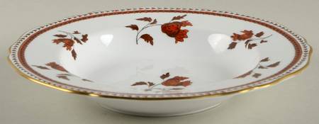 Darlington Orange Rim Soup Bowl