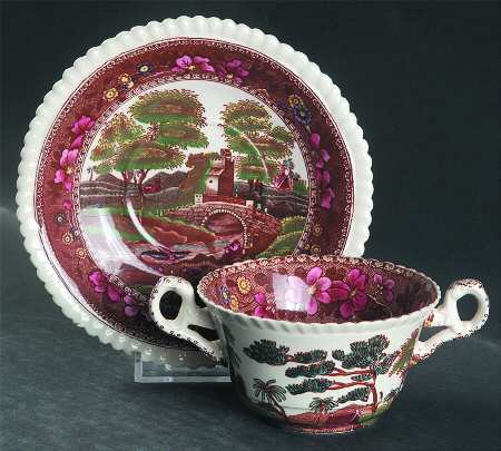 Delft Flat Bouillon Cup & Saucer