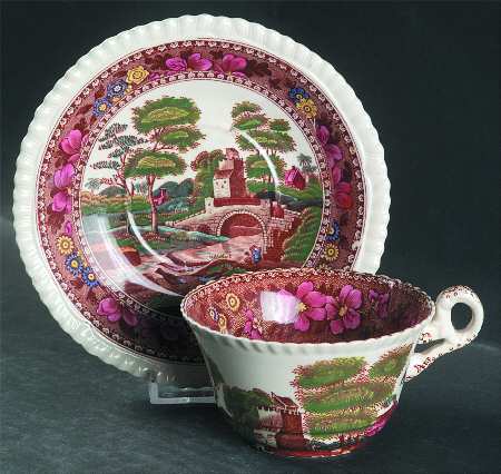 Delft Flat Cup & Saucer Set