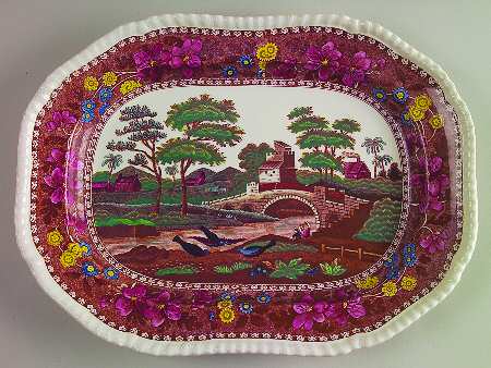 Delft 12" Oval Serving Platter