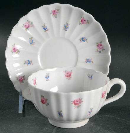 Dimity Footed Cup & Saucer Set