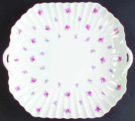 Dimity Square Handled Cake Plate by Spode