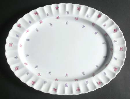 Dimity 14" Oval Serving Platter by Spode