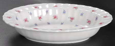 Dimity 9" Oval Vegetable Bowl