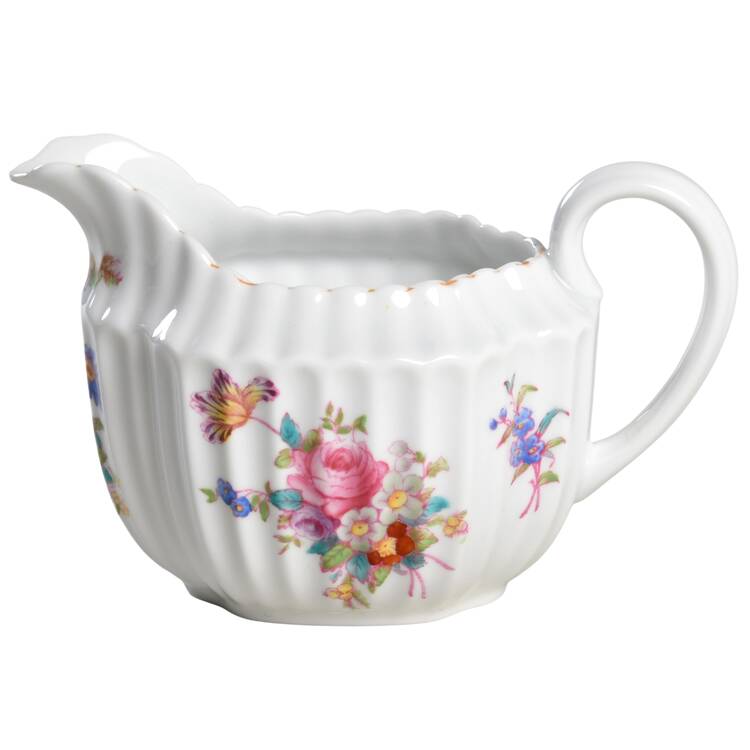 Dresden Rose (Y5758, Fluted) Creamer