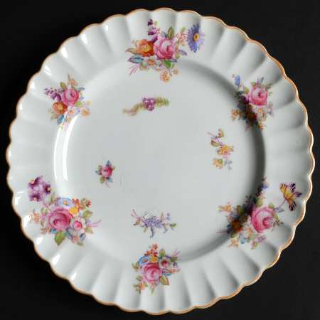 Dresden Rose (Y5758, Fluted) Salad Plate