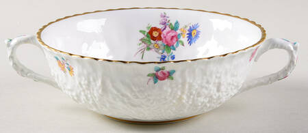 Dresden Rose (Y2958, Savoy) Cream Soup Bowl
