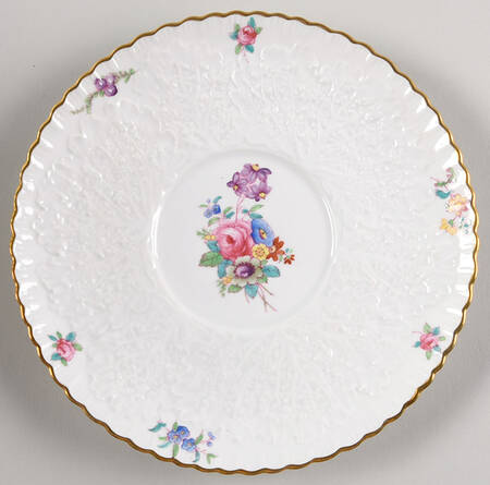Dresden Rose (Y2958, Savoy) Saucer for Cream Soup Bowl