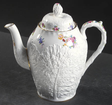 Dresden Rose (Y2958, Savoy) Coffee Pot & Lid