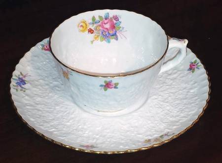 Dresden Rose (Y2958, Savoy) Oversized Cup & Saucer Set