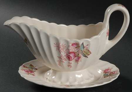 Dubarry Gravy Boat with Attached Underplate
