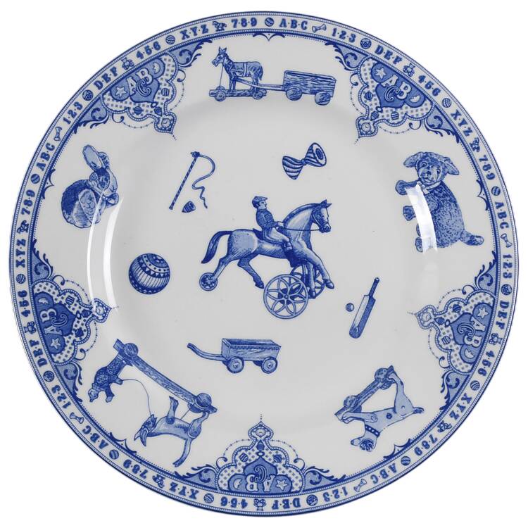 Edwardian Child Collection Blue Salad Plate