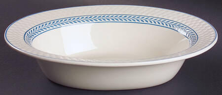 Elaine Blue (1290, Mansard) 11" Oval Vegetable Bowl