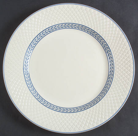 Elaine Blue (1290, Mansard) 13" Chop Plate (Round Platter)