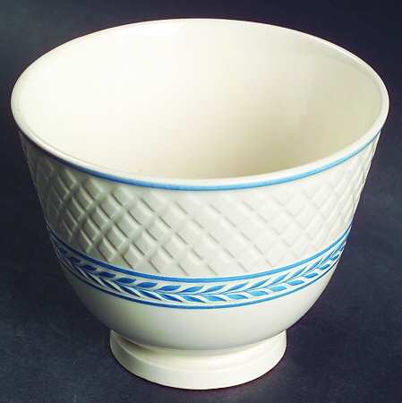 Elaine Blue (1290, Mansard) Open Sugar Bowl