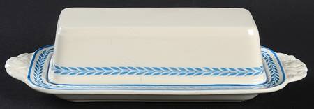 Elaine Blue (1290, Mansard) 1/4 Lb Covered Butter