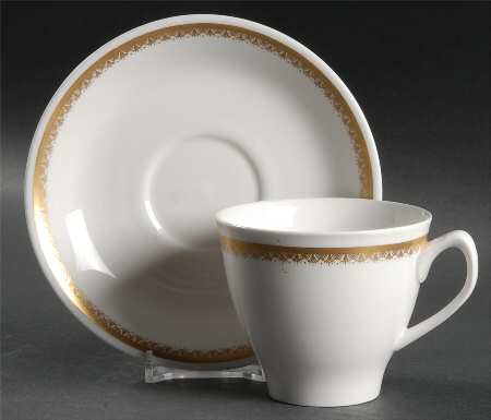 Elizabethan Flat Cup & Saucer Set