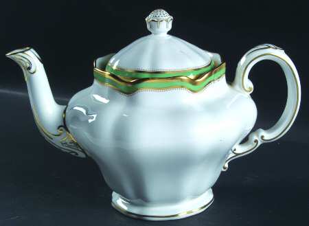 Embassy Green Teapot & Lid