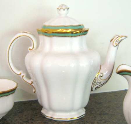 Embassy Green Coffee Pot & Lid