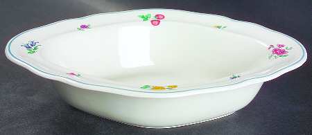 Emily 10" Oval Vegetable Bowl