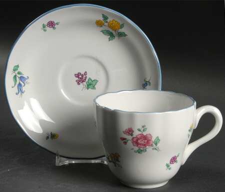 Emily Flat Cup & Saucer Set