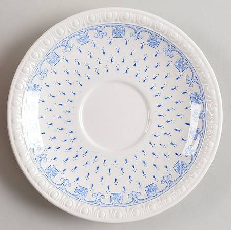 Ermine Blue Saucer