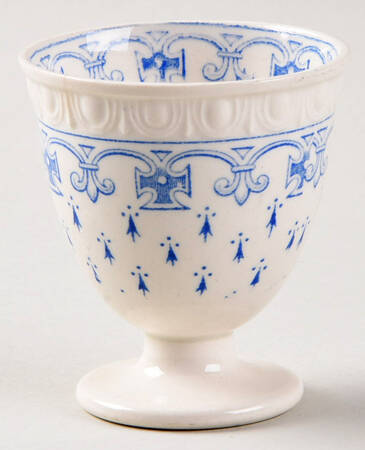 Ermine Blue Single Egg Cup