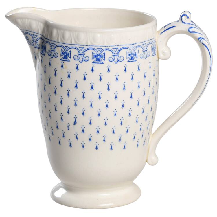 Ermine Blue 12 Oz Pitcher