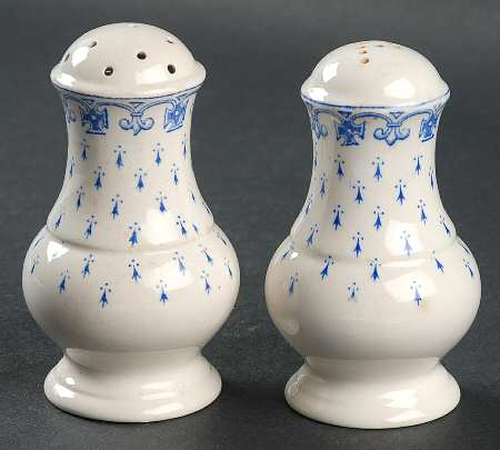 Ermine Blue Salt & Pepper Set