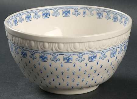 Ermine Blue Cranberry Bowl