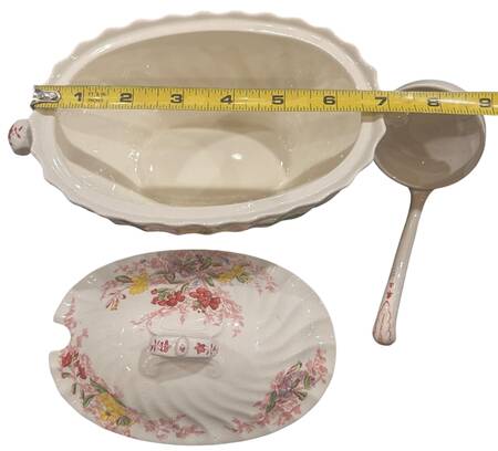 Fairy Dell Sauce Boat & Lid with Ladle