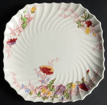Fairy Dell Square Luncheon Plate