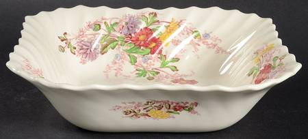 Fairy Dell 9" Square Vegetable Bowl