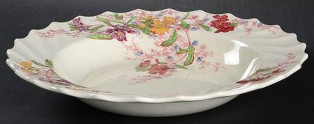 Fairy Dell Large Rim Soup Bowl