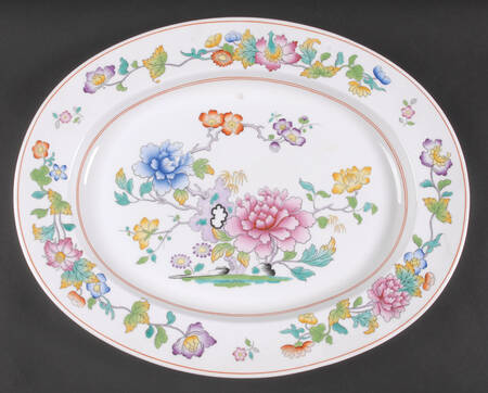Famille Rose 16" Oval Serving Platter