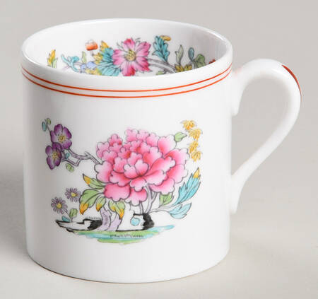 Famille Rose Flat Demitasse Cup