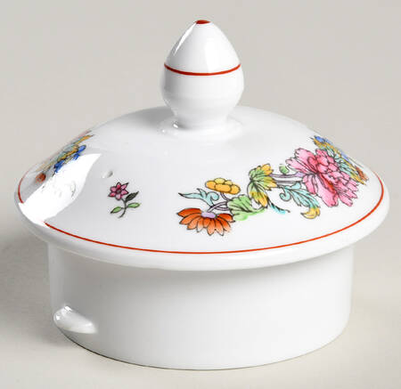 Famille Rose Lid for Coffee Pot