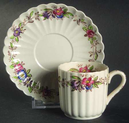 Felicity Flat Demitasse Cup & Saucer Set