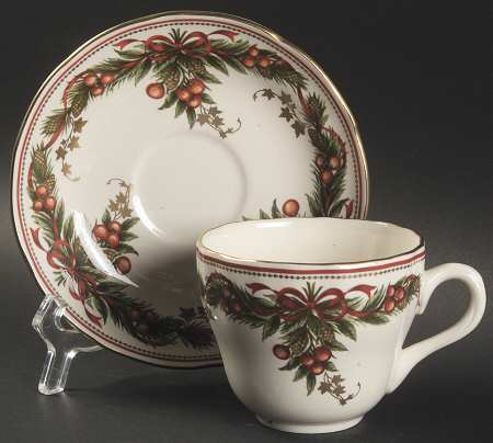 Festival Flat Cup & Saucer Set