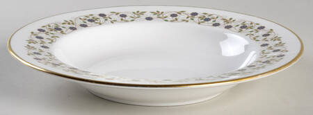 Filigree Rim Soup Bowl