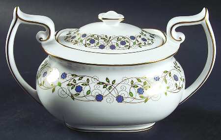 Filigree Sugar Bowl & Lid