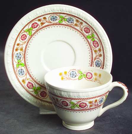 Firenze Footed Cup & Saucer Set