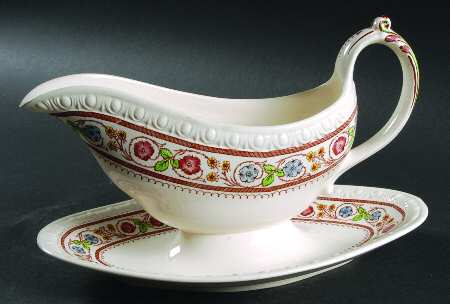 Firenze Gravy Boat with Attached Underplate