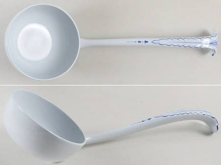 Fitzhugh Blue Tureen Ladle