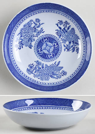 Fitzhugh Blue Saucer for Canton Shape Footed Cup