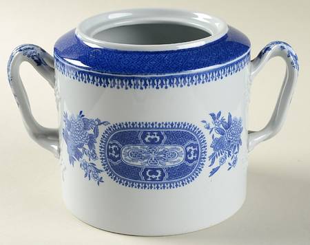Fitzhugh Blue Sugar Bowl No Lid