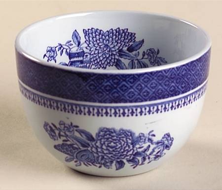 Fitzhugh Blue Mini Open Sugar Bowl