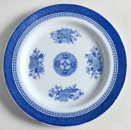 Fitzhugh Blue Dessert/Pie Plate