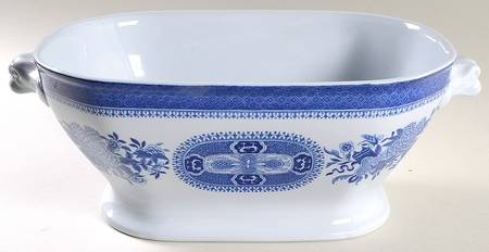 Fitzhugh Blue Oval Tureen No Lid